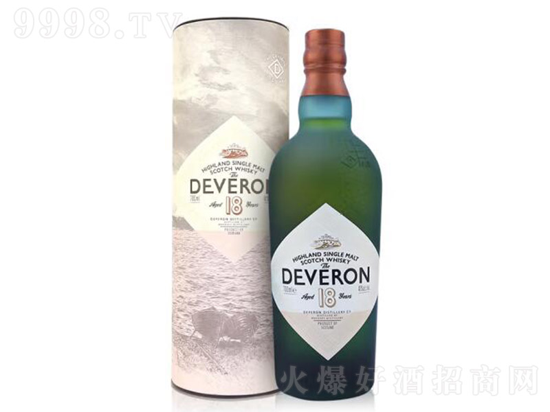 英国德弗伦18年高地单一麦芽苏格兰威士忌【40° 700ml】