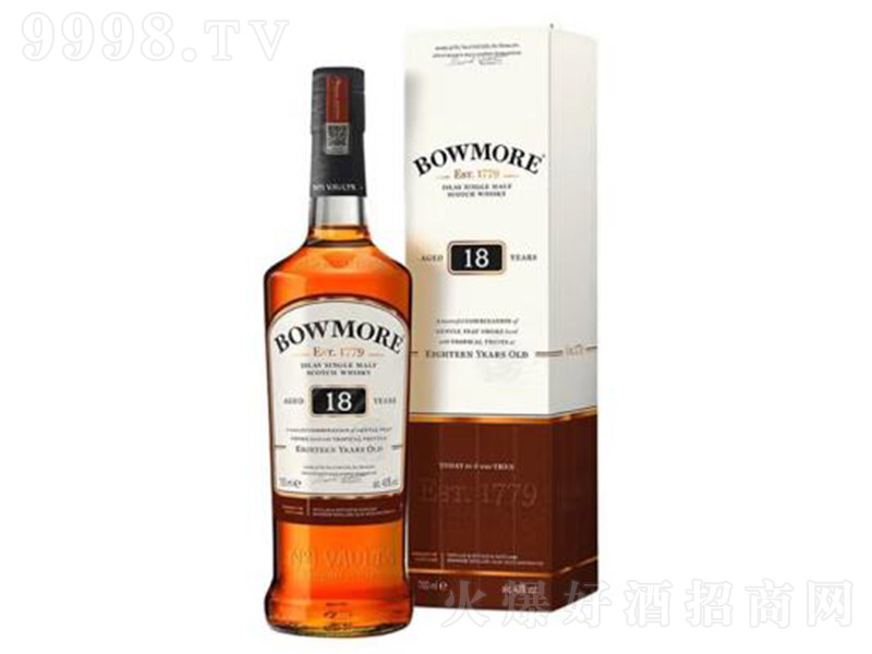 波摩18年艾莱单一麦芽苏格兰威士忌【43° 700ml】